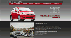 Desktop Screenshot of hhusedcars.com